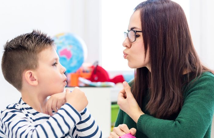 children start speech therapy